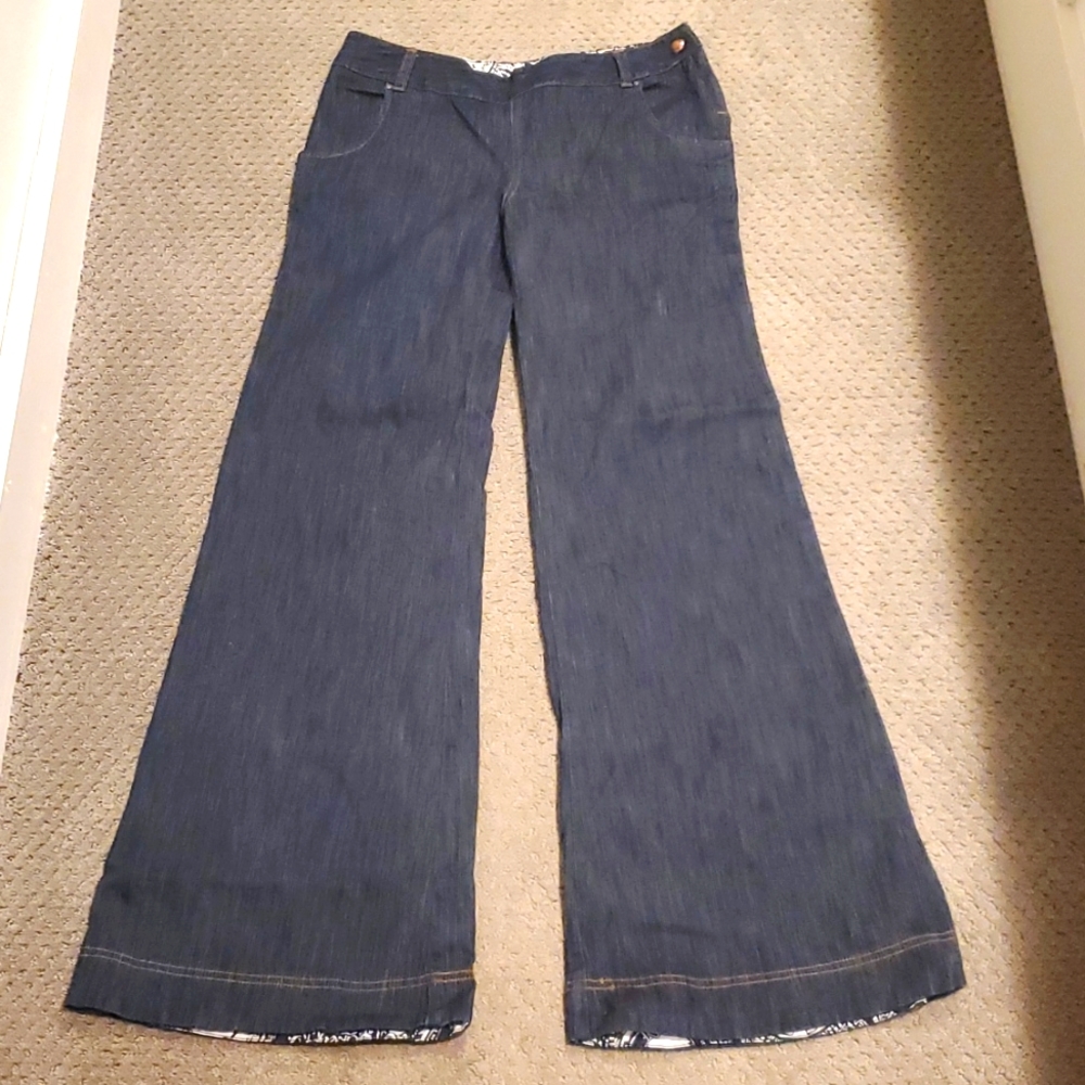 NEW Oakley Bell Bottom Jeans sz 10 NEW Y2K? 99% COTTON